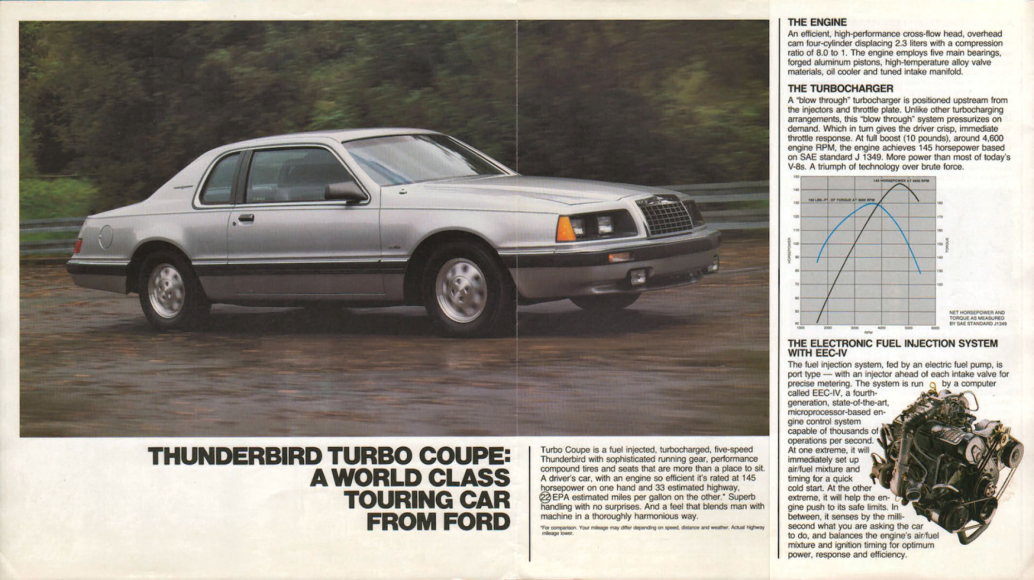1983 Ford Thunderbird Turbo Coupe Brochure